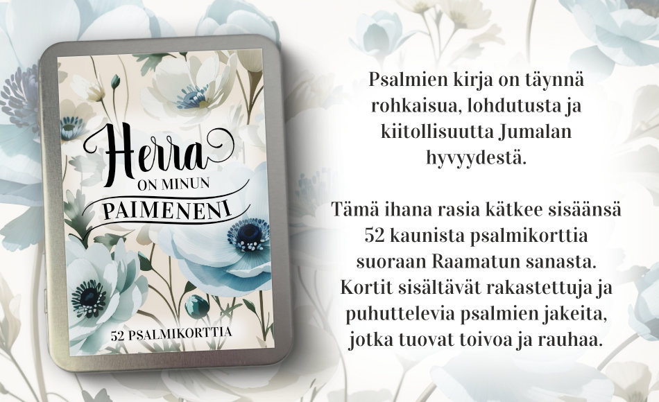 Herra on minun paimeneni psalmikortit Herra on minun paimeneni psalmikortit