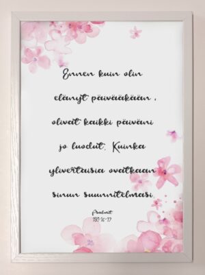 TAULU, Ennen kuin olin elänyt päivääkään (A4)