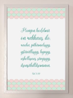 TAULU, Hengen hedelmä on (A4)