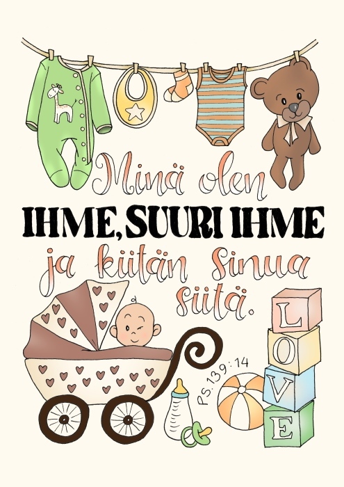 KORTTI, Minä olen ihme Ps. 139:14