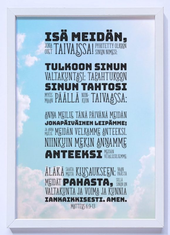 TAULU, Isä meidän -rukous