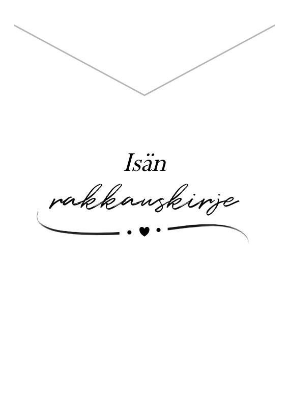 Isän rakkauskirje