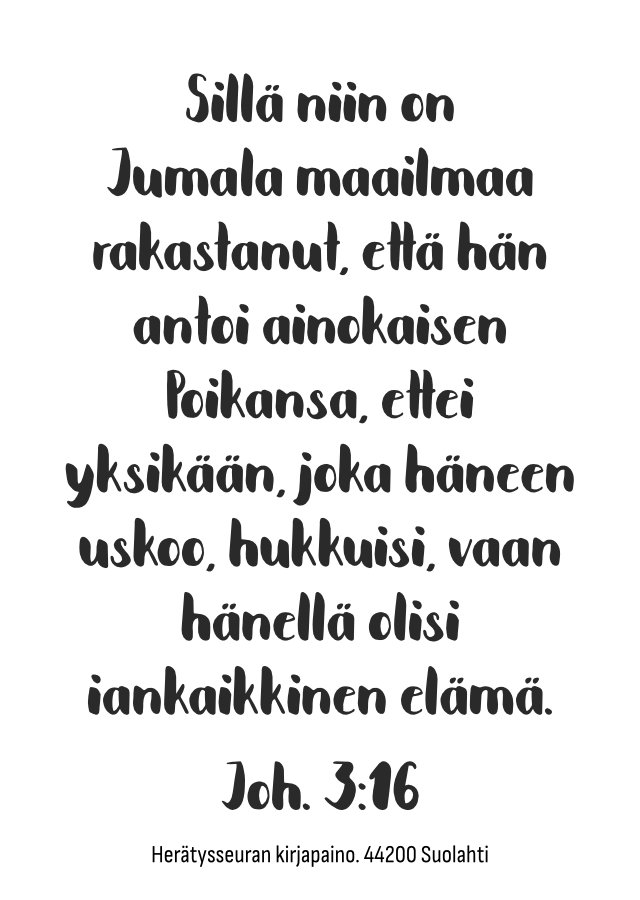 Traktaatti, Jeesus rakastaa sinua pieni väri - Image 2