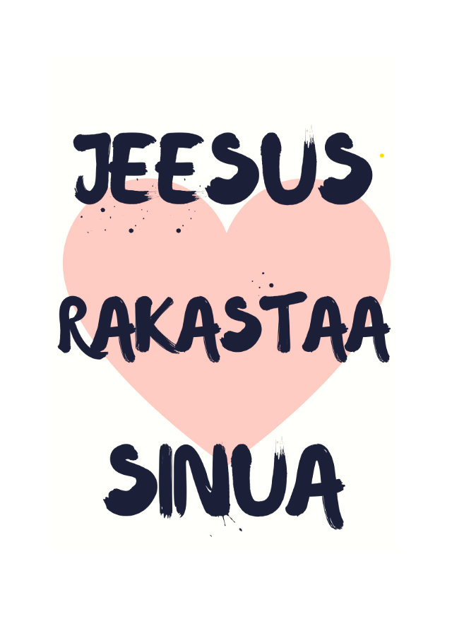 Traktaatti, Jeesus rakastaa sinua pieni väri