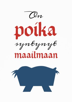 Joulukortti, On poika syntynyt maailmaan