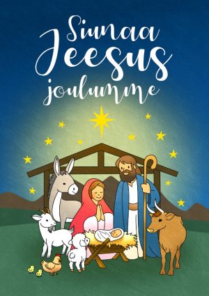 Joulukortti, Siunaa Jeesus joulumme