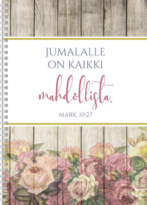 Iso vihko/luonnoslehtiö Jumalalle on kaikki mahdollista.