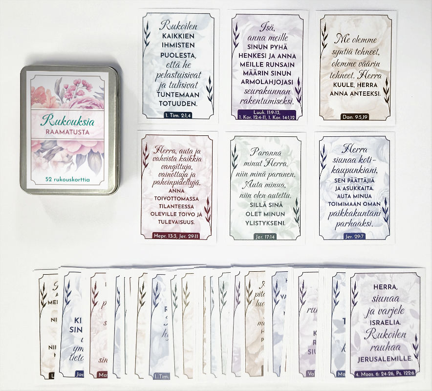 Rukouksia Raamatusta - 52 Rukouskorttia - Image 2