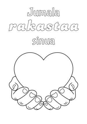väritettävä traktaatti kansi
