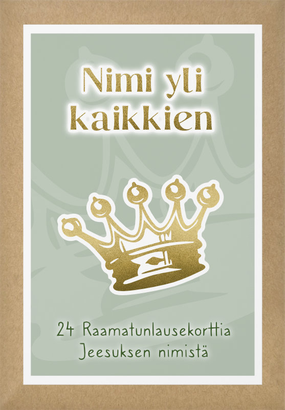 Nimi yli kaikkien – 24 raamatunlausekorttia Jeesuksen nimistä